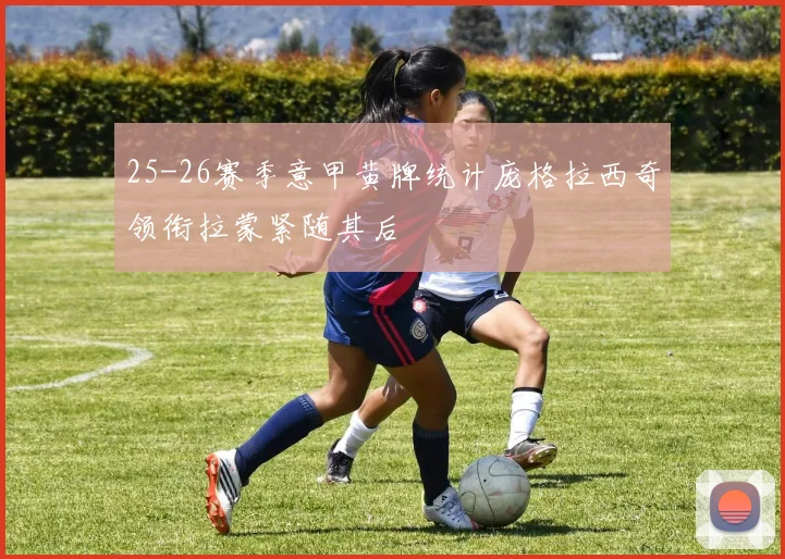 25-26赛季意甲黄牌统计庞格拉西奇领衔拉蒙紧随其后